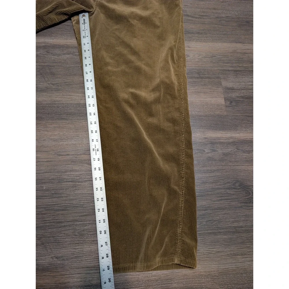 Polo Ralph Lauren Polo Cord Brown Corduroy Pants Mens 38x30‎ Pleated Made in USA